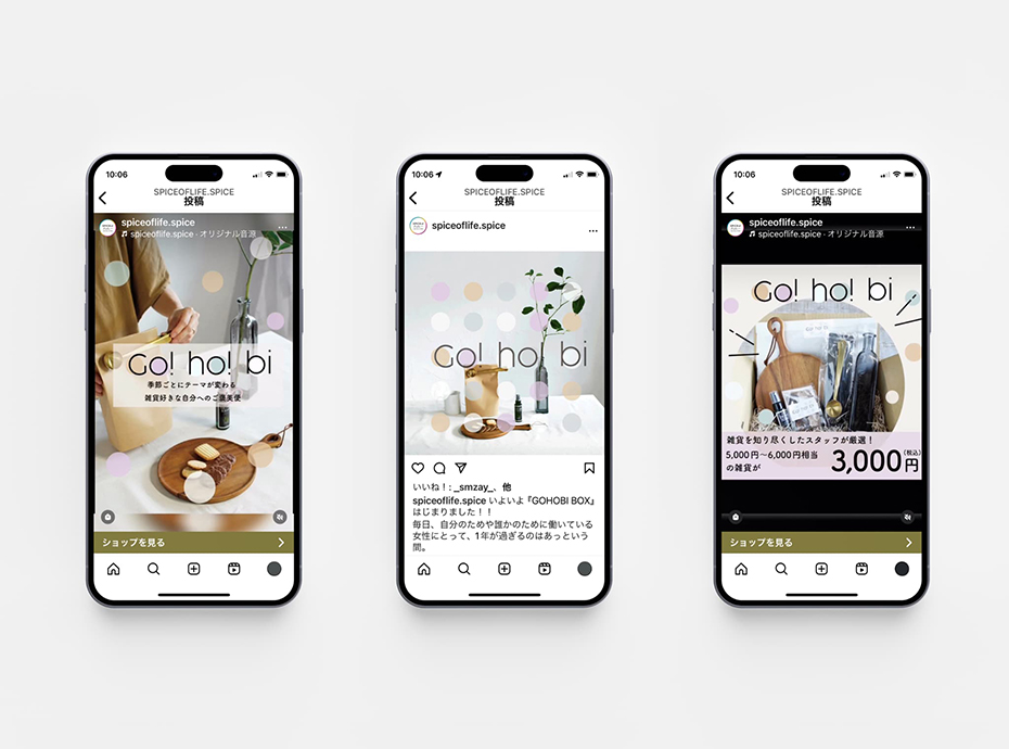 GOHOBIのデザイン事例