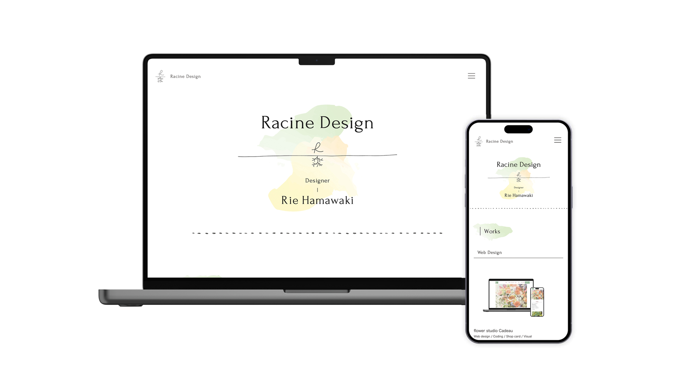 Racinedesign Webサイトイメージ